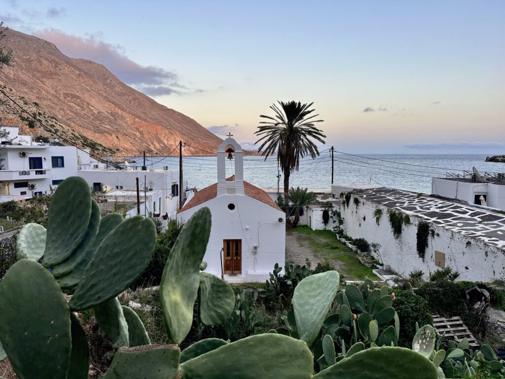 Aussicht von der Taverna Stratis