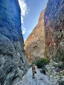 Faszinierende Engstellen in der Aradena-Schlucht