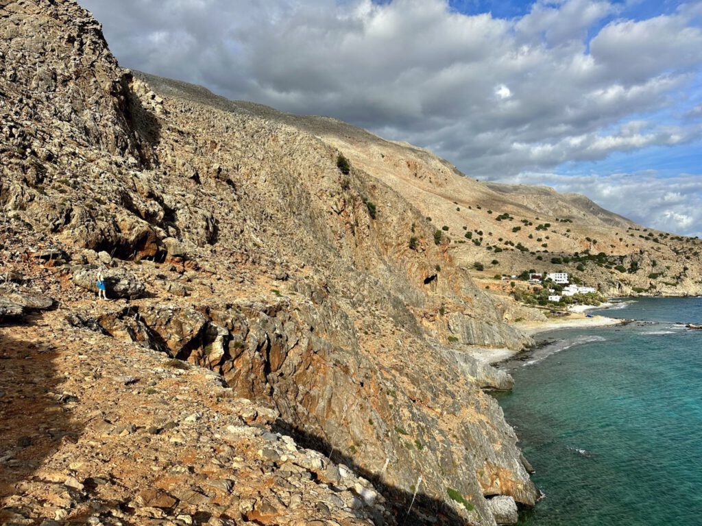 Steilstelle vor dem Lykos-Strand