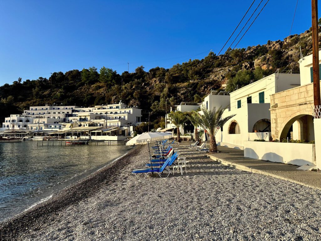 Auf geht’s zum Morning Swim in Loutro
