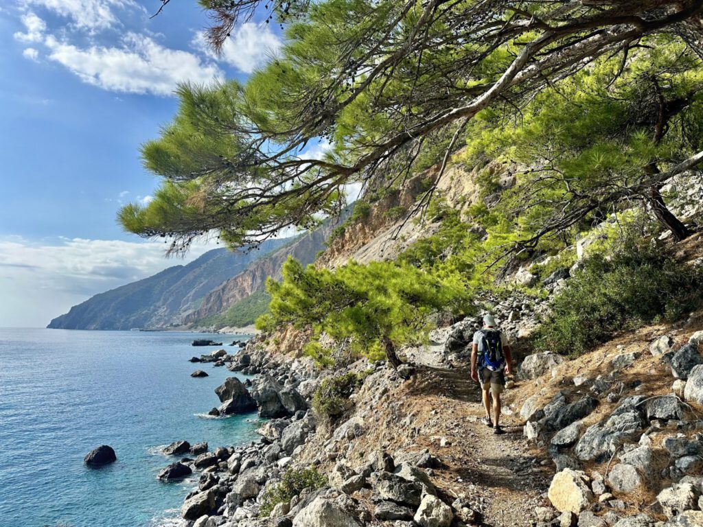 Zwischen Agia Rouméli und Agios Pavlos